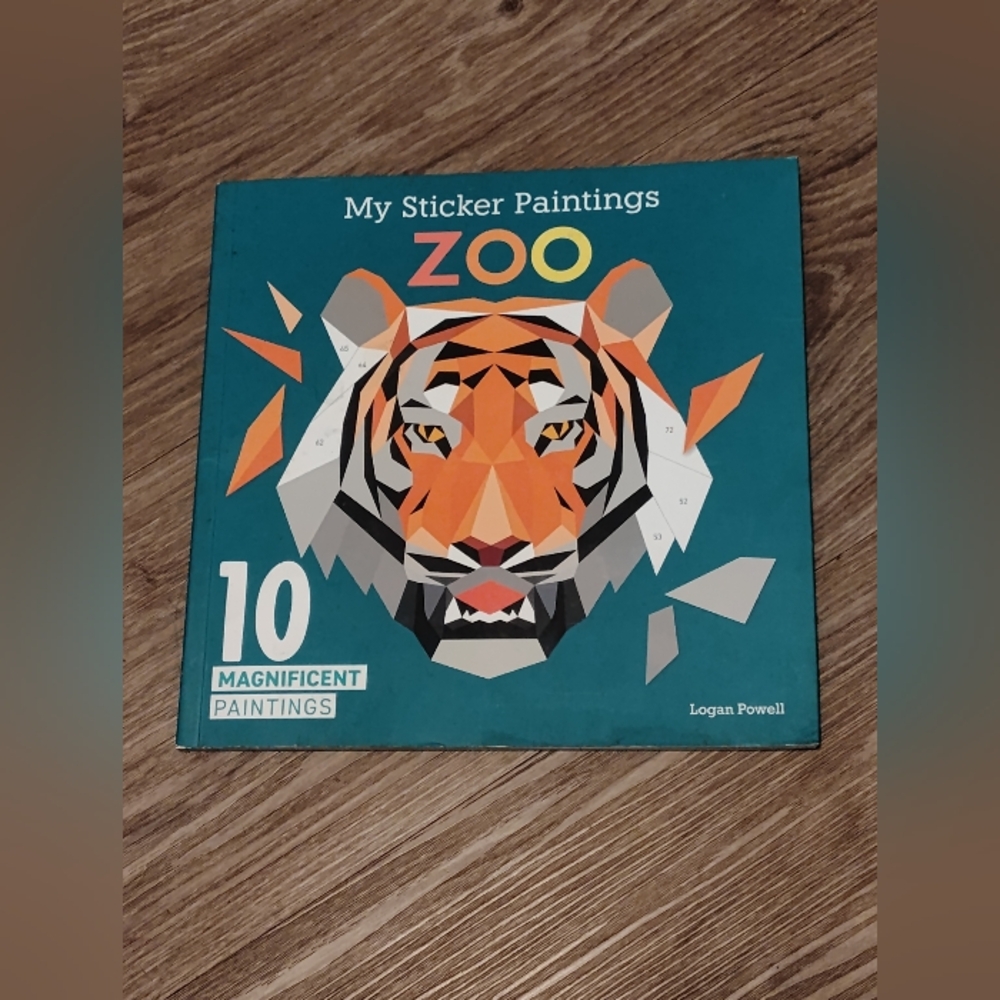 Zoo Sticker Painting Book